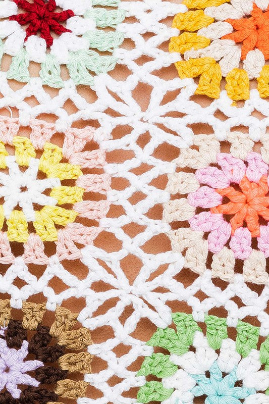 Sleeveless Multi Crochet Top - Matches Boutique