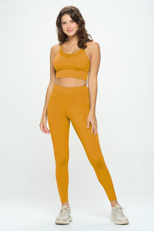 Activewear Set Top and Leggings - Matches Boutique