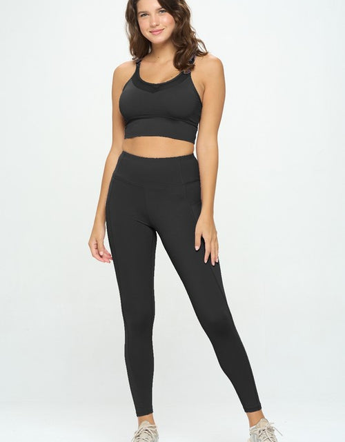Load image into Gallery viewer, Activewear Set Top and Leggings - Matches Boutique
