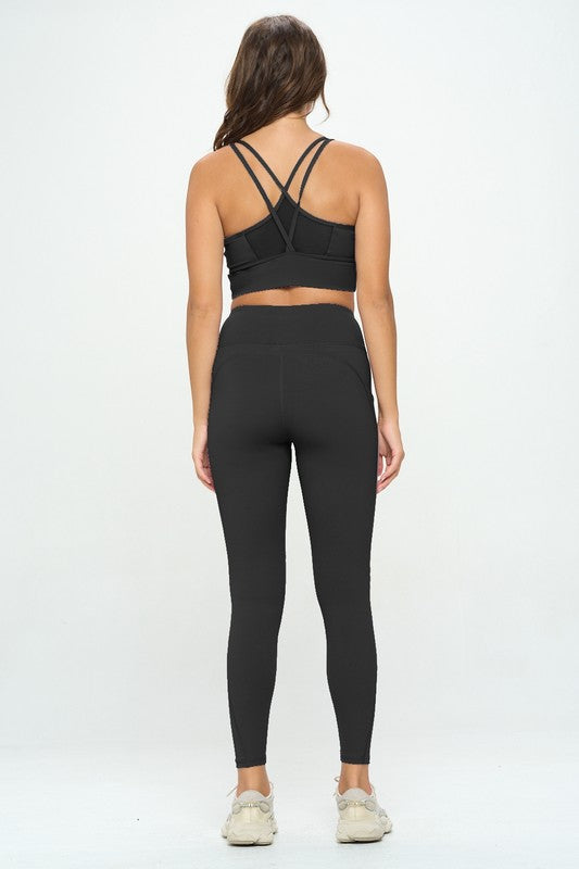 Activewear Set Top and Leggings - Matches Boutique