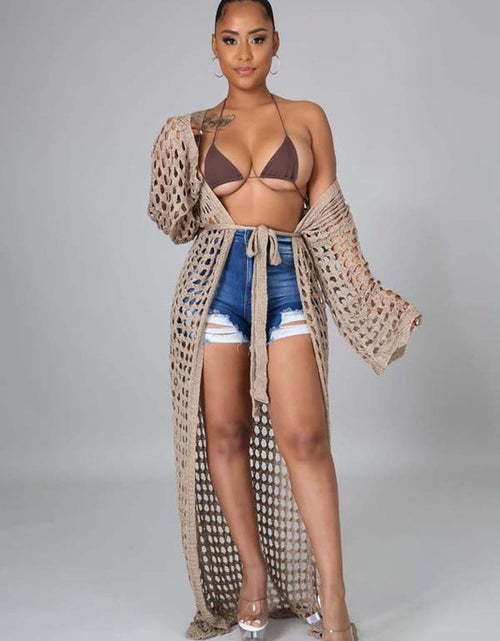 Load image into Gallery viewer, SEXY CROCHET COVER-UP KIMONO - Matches Boutique
