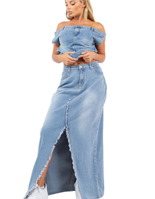 Load image into Gallery viewer, SEXY FASHION DENIM 2PCS SET - Matches Boutique
